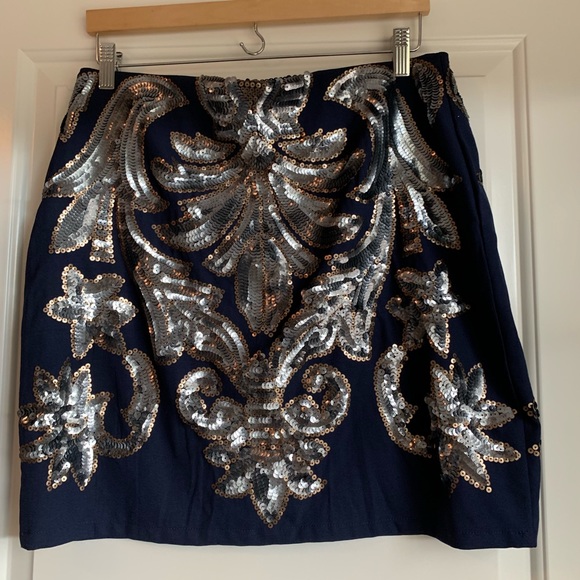 Sequin Mini Skirt - Picture 2 of 4
